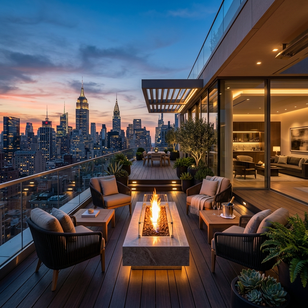 Exclusive Penthouse with Skyline Twilight Views 1t1F